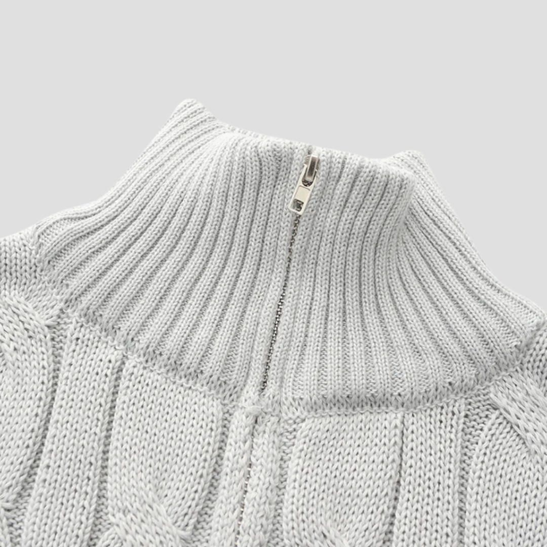Pull Hombre Clásico - Punto Trenzado | Elegancia Atemporal