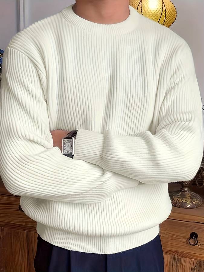 Suéter de punto para hombre - Caliente, cómodo, con estilo - Invierno