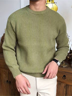 Suéter de punto para hombre - Caliente, cómodo, con estilo - Invierno
