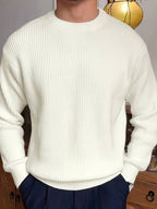 Suéter de punto para hombre - Caliente, cómodo, con estilo - Invierno