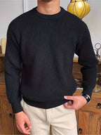 Suéter de punto para hombre - Caliente, cómodo, con estilo - Invierno