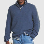 Suéter con cremallera para hombre - Elegancia y confort