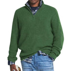 Suéter con cremallera para hombre - Elegancia y confort