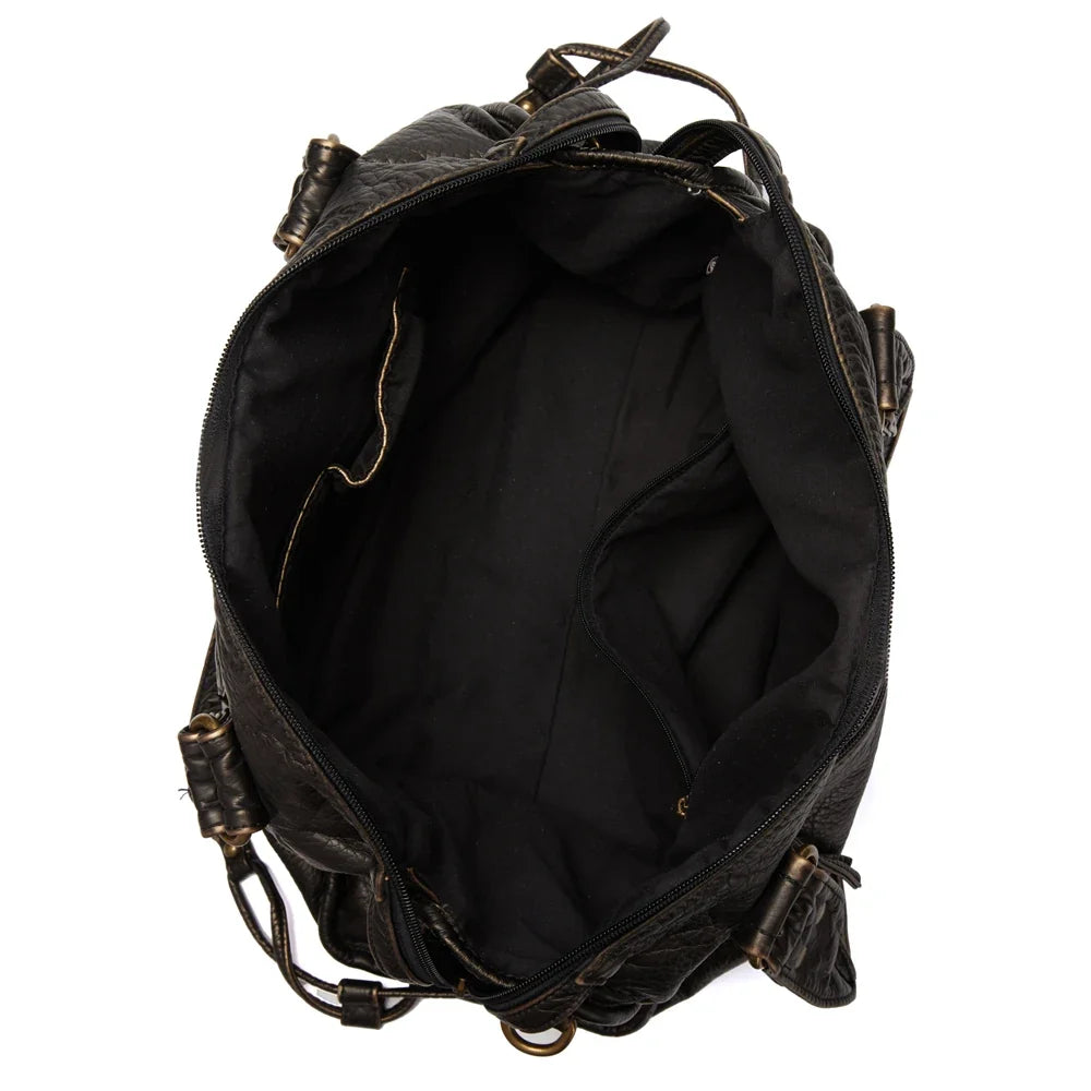 RAQUEL - Bolso Bandolera para Clases de Piel Rígida - OSMARA Fashion - vista 7