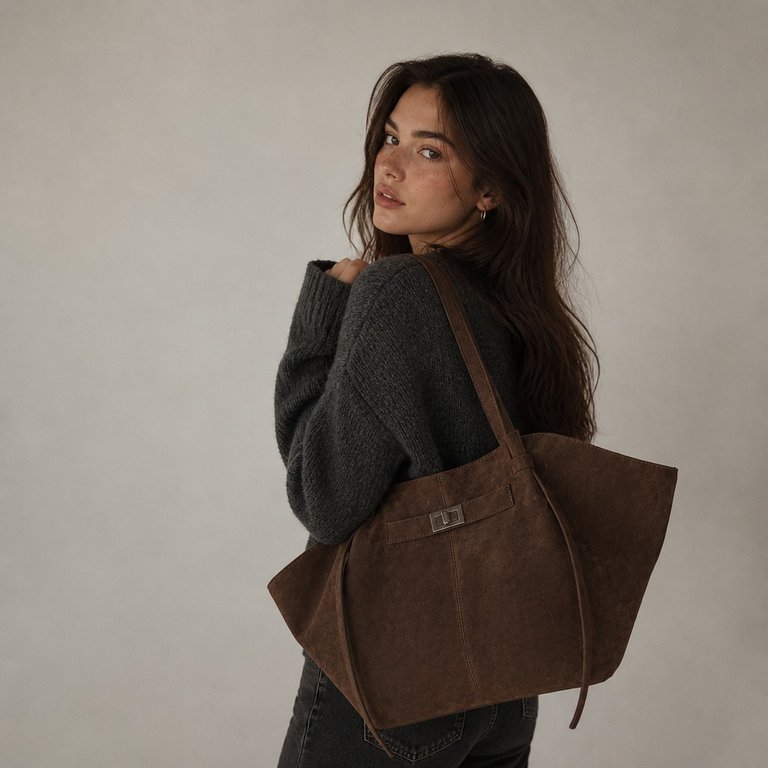 Dina Bolso Tote de Ante sintético