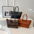 Jessica Embossed Leather Tote