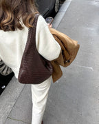 Bolso tote Linda tejido en ante sintético