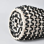 Margot Woven Beaded Tote Bag