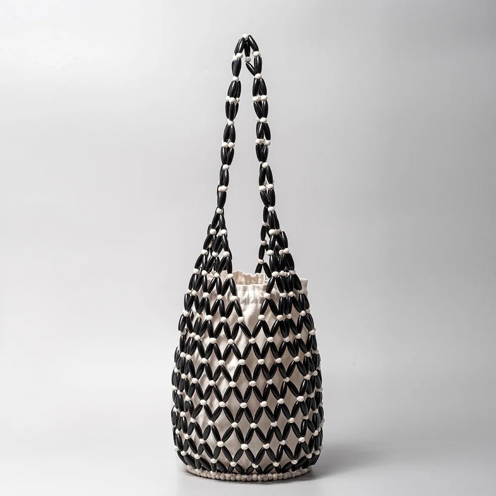 Margot bolso tote tejido con cuentas