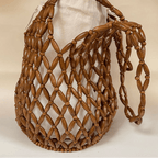 Margot Woven Beaded Tote Bag
