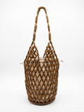 Margot Woven Beaded Tote Bag
