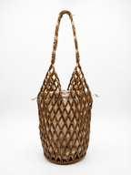 Margot Woven Beaded Tote Bag
