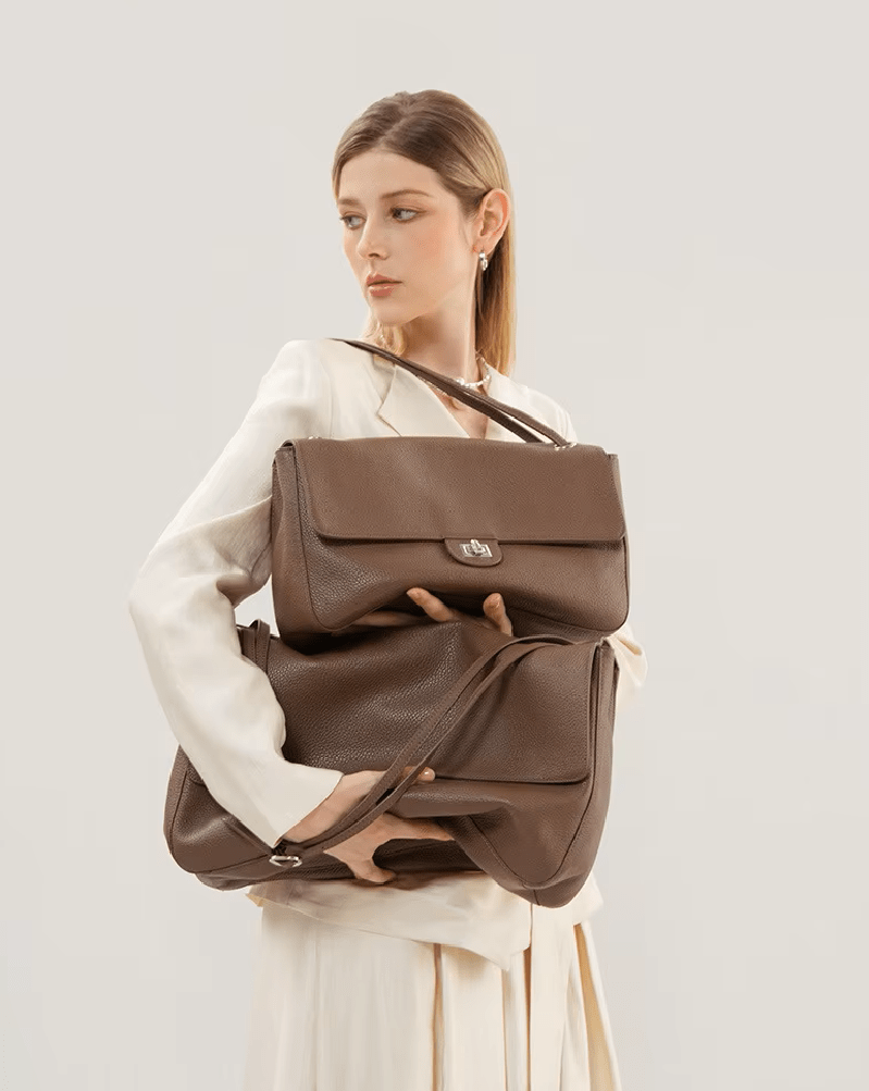 Miriam Cartera bandolera de cuero Shopper [max 255]