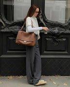 Miriam Cartera bandolera de cuero Shopper [max 255]