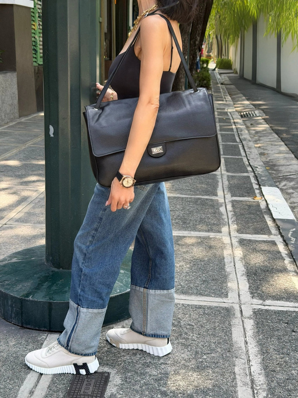 Miriam Cartera bandolera de cuero Shopper [max 255]
