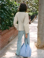 Chaqueta Emily con cuello contraste y peplum