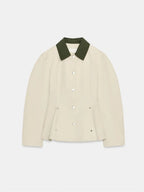 Chaqueta Emily con cuello contraste y peplum