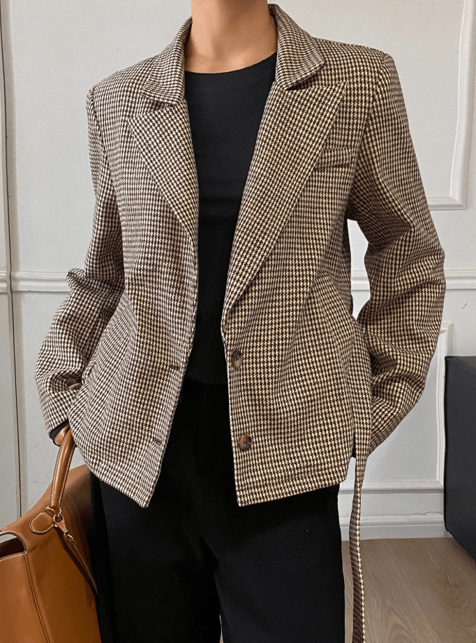 Blazer Teresa de pata de gallo