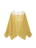 Blusa patchwork de encaje Lisa
