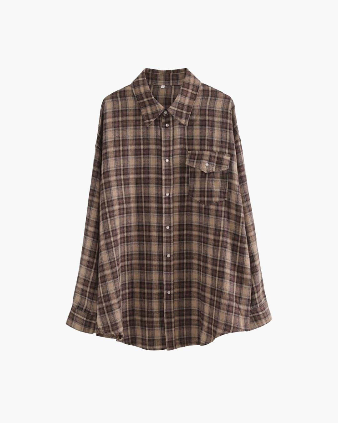 Camisa Melissa de cuadros oversize