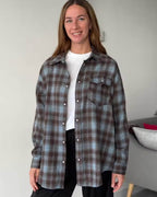 Camisa Melissa de cuadros oversize