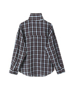 Rebecca Camisa Envolvente de Popelina a Cuadros