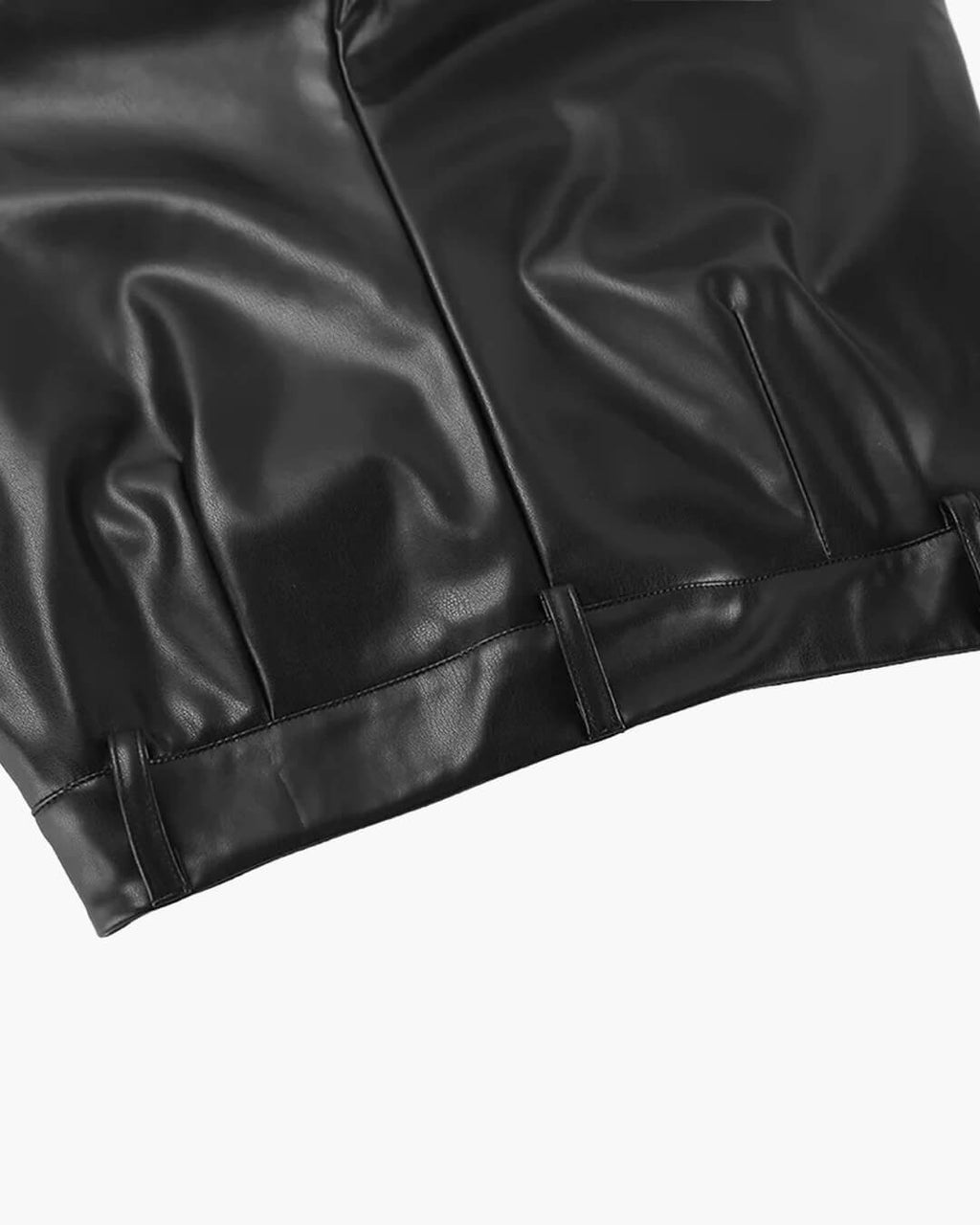 Pantalones de pierna ancha Ada de cuero vegano