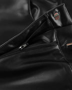 Pantalones de pierna ancha Ada de cuero vegano