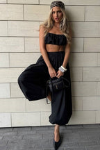 Pantalones Baggy Inga con Cintura Elástica