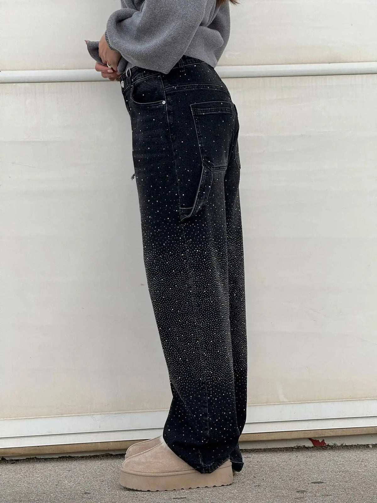 Pantalones vaqueros anchos tipo cargo Jeremy Sparkling