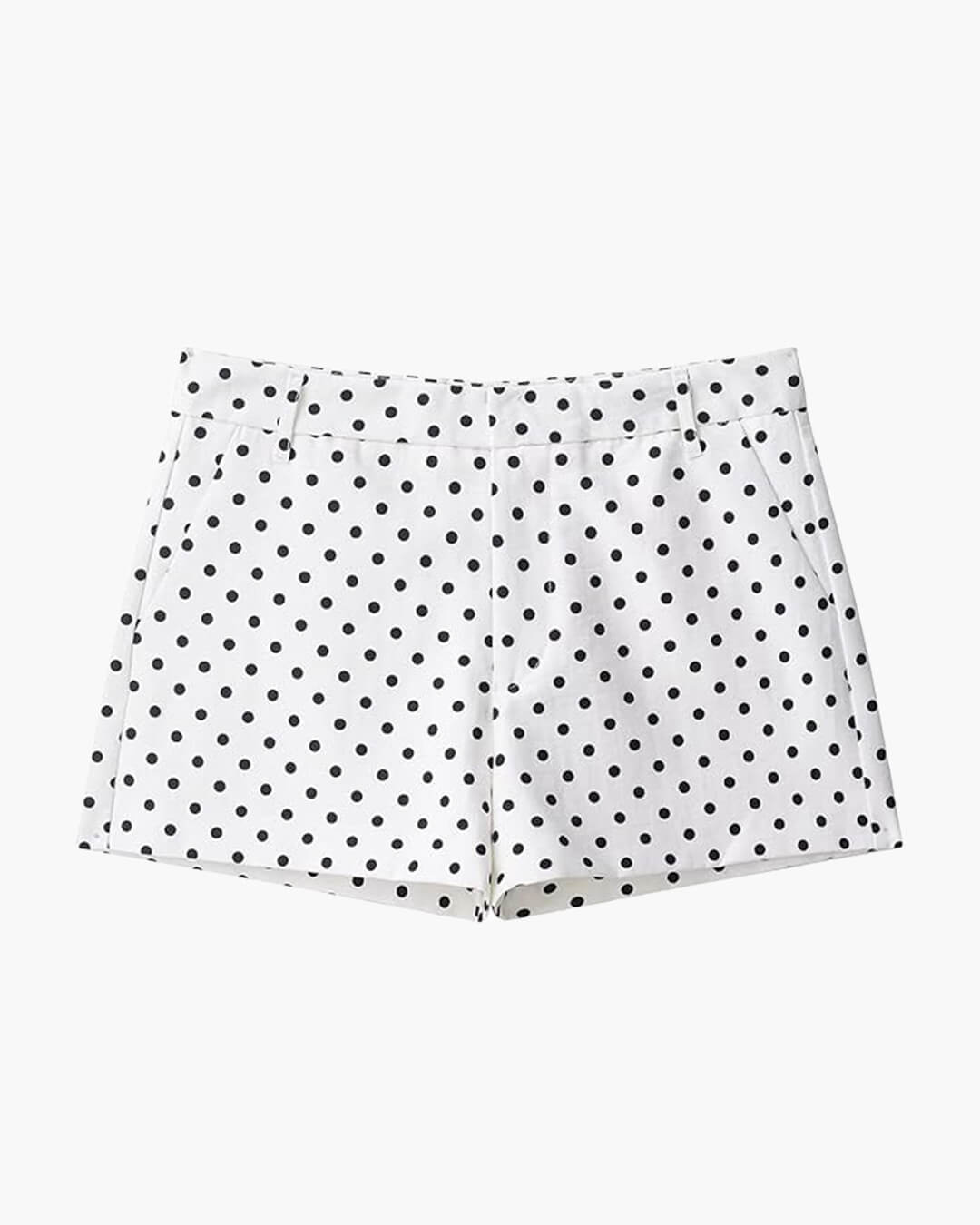 Shorts Jillian de lunares y tiro medio