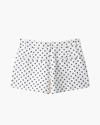 Shorts Jillian de lunares y tiro medio