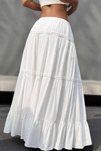 Falda Maxi Marcella de Capas Estilo Ballet