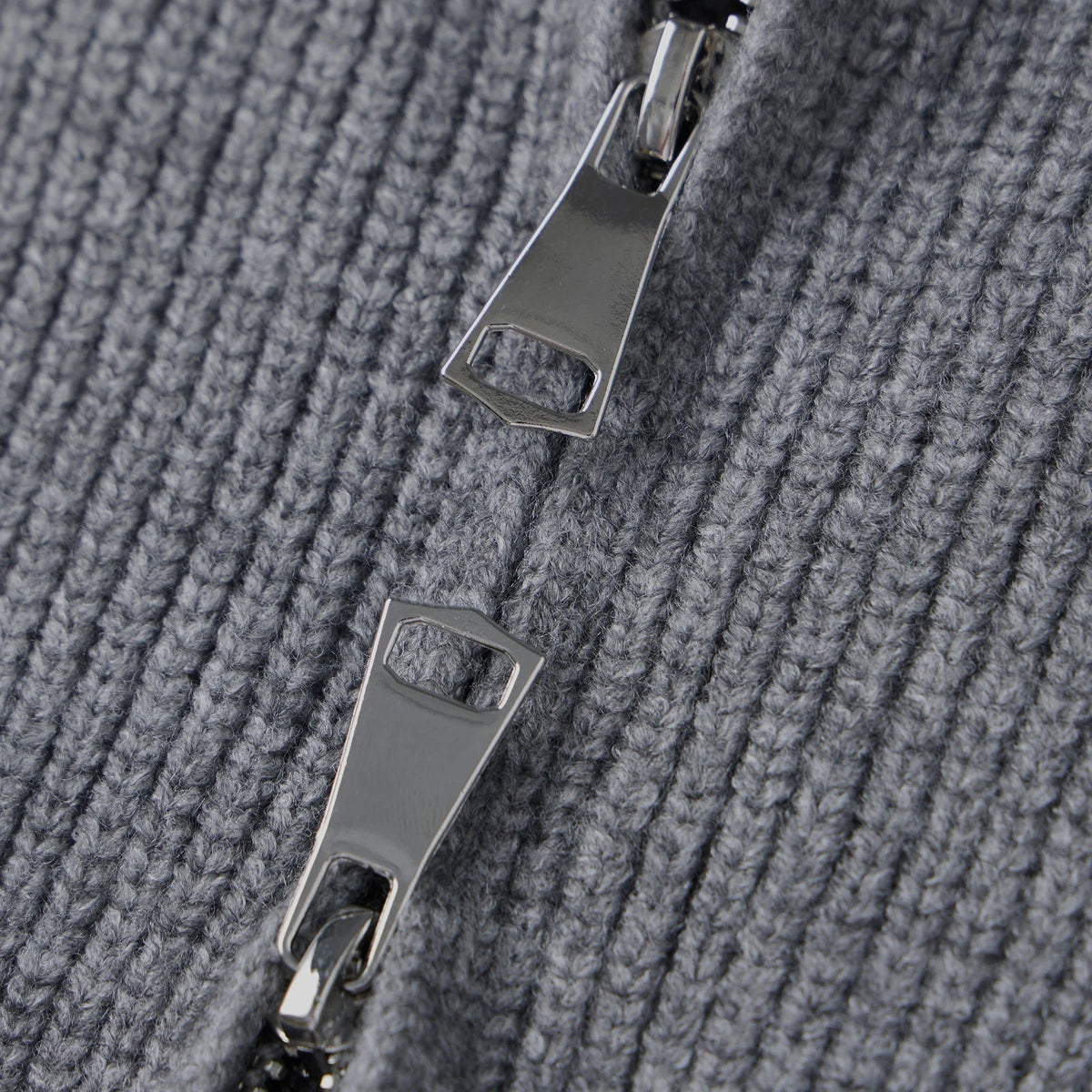 Cardigan de punto con doble cremallera Lisa