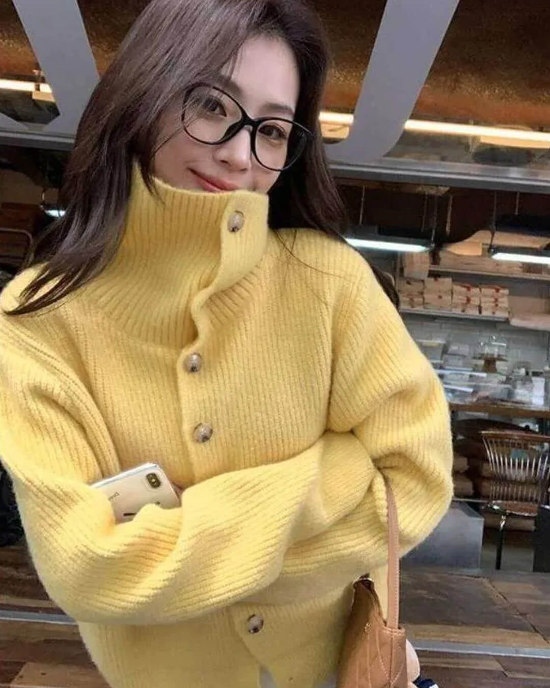 Nicola Cárdigan Oversized de Punto