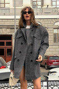 Abrigo estructurado Anna de tweed