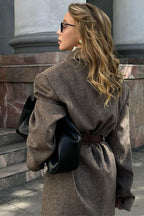 Abrigo estructurado Anna de tweed
