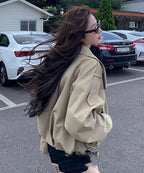 Trench corto utilitario Linda