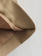 Sarah Gabardina Beige Abotonada de Doble Botonadura