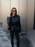 Gabardina Corta de Polipiel Alma
