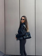 Gabardina Corta de Polipiel Alma