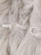 Chaqueta con capucha de piel sintética Dana
