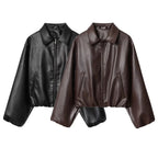 Chaqueta bomber de piel sintética Jenny