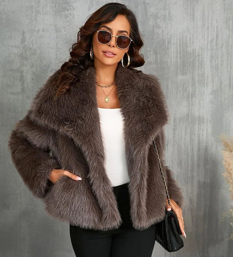 Chaqueta de piel sintética Mandy