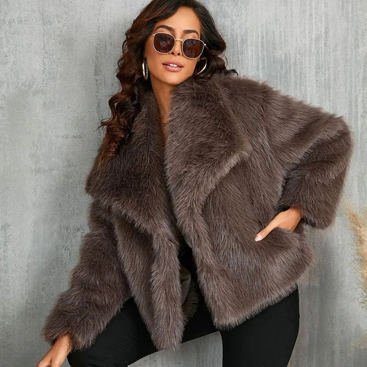 Chaqueta de piel sintética Mandy