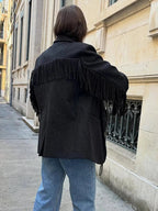 Blazer Marcelle con flecos