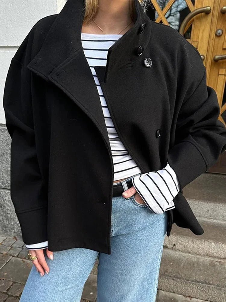 Chaqueta elegante Rosalia con cuello alto