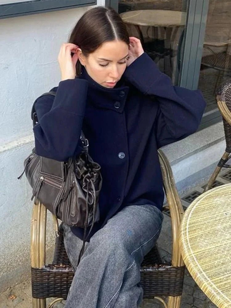 Chaqueta elegante Rosalia con cuello alto