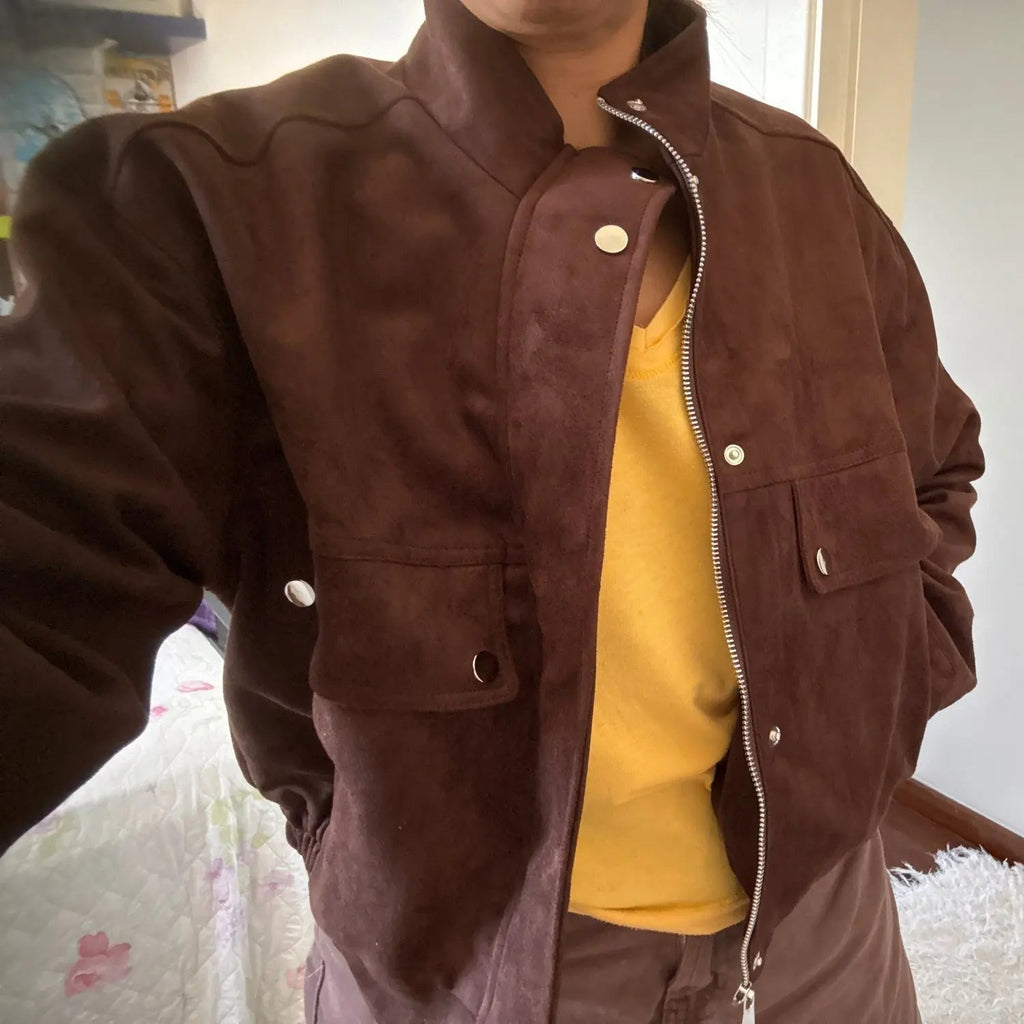 Chaqueta Nicole de ante sintético