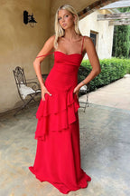 Bianca vestido largo maxi de tirantes finos y espalda descubierta